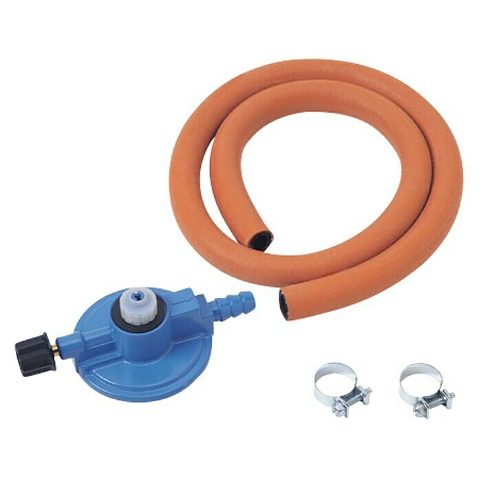 Kit regulador de gas butano 28 mbar + 2 m de tubo flexible de gas con  extremos roscados Calentadores Estufas Estufas de gas