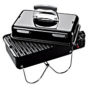 Weber Go-Anywhere Holzkohlegrill (Schwarz, Hauptgrillfläche: 42 x 26 cm)