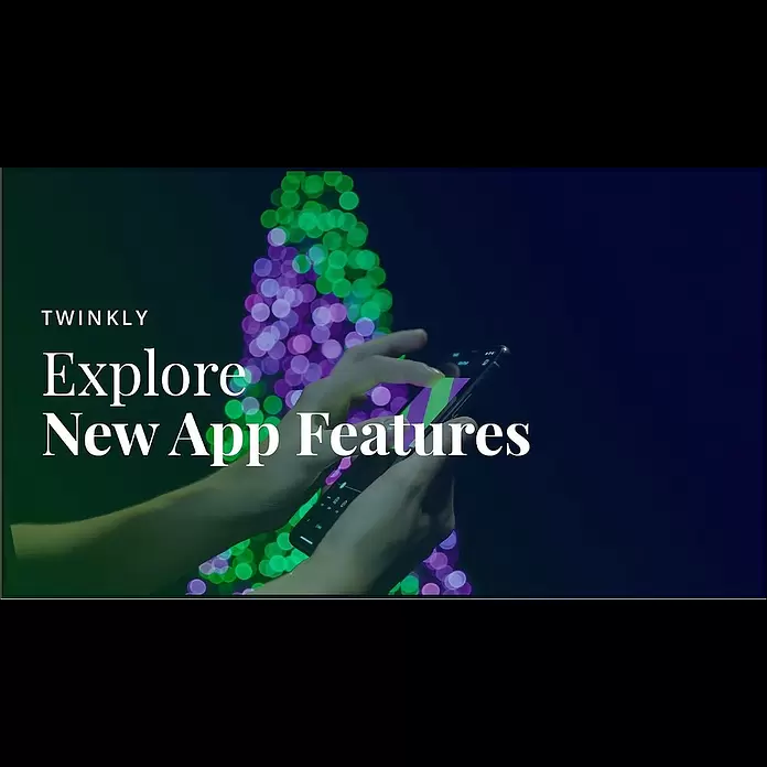 Twinkly Smart-LED-Lichterkette StringsAußen, 20 m, Lichtfarbe: RGBW, Anzahl Leuchtmittel: 250 Stk., Netzbetrieben - Explore New App Features