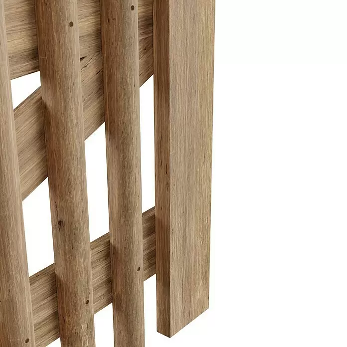 T & J Zauntor - 100 x 80 cm, Holz - Detailaufnahme