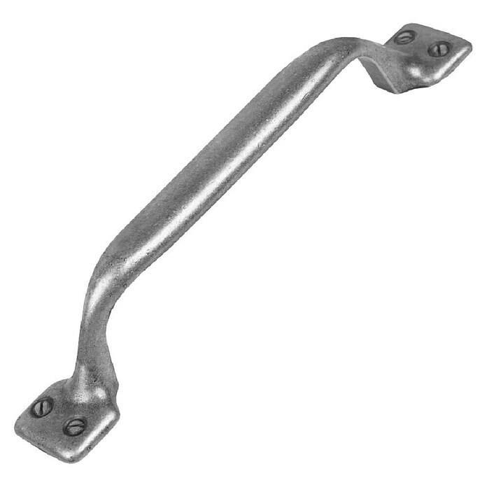 Nesu Tirador para muebles 227PT (Distancia entre orificios: 96 mm, L x An: 12,7 x 1,2 cm, Acero, Plata vieja)