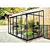 Vitavia Gewächshaus (2,01 x 3,24 x 2,21 m, Glasstärke: 3 mm, Anthrazit/Schwarz)