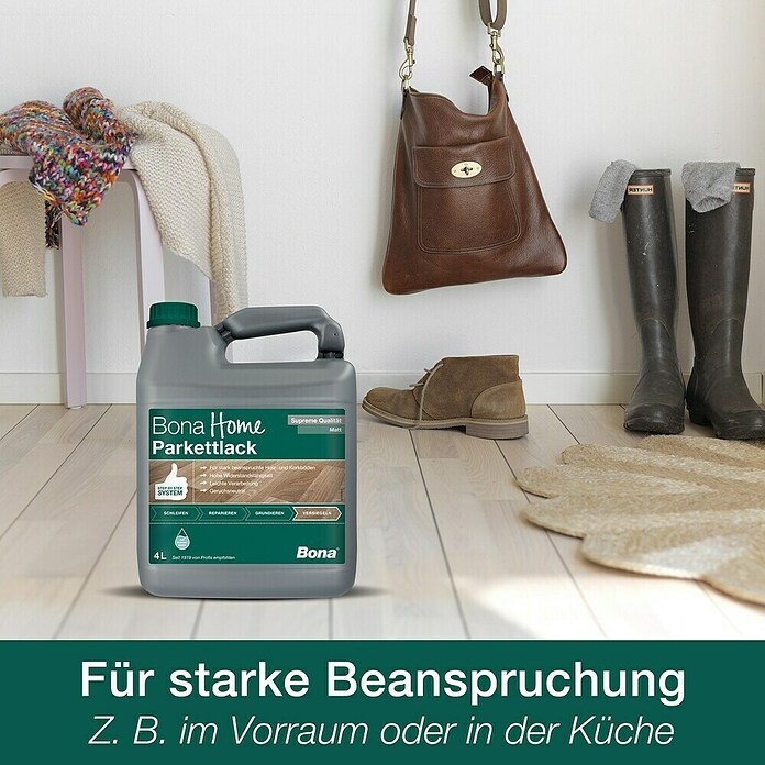 Bona Home Parkettlack Supreme (Farblos, Matt, 1 l)