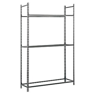 Simonrack Simonauto Estantería para neumáticos Autoclick Plus (Al x An x Pr: 200 x 100 x 40 cm, Número de soportes: 3 ud., Inserción, Gris)