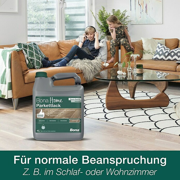 Bona Home Parkettlack Classic (Farblos, Matt, 1 l)