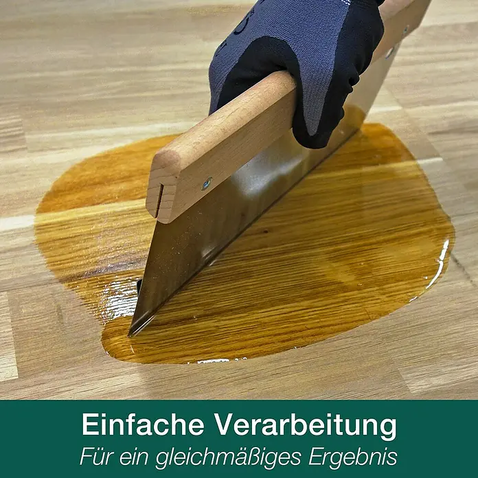 Bona Home Parkett-Öl - 2,5 l, Weiß - Einfache Verarbeitung: Auftragen einer Ölversiegelung auf eine Holzoberfläche mit einem Spachtel für ein gleichmäßiges Ergebnis.