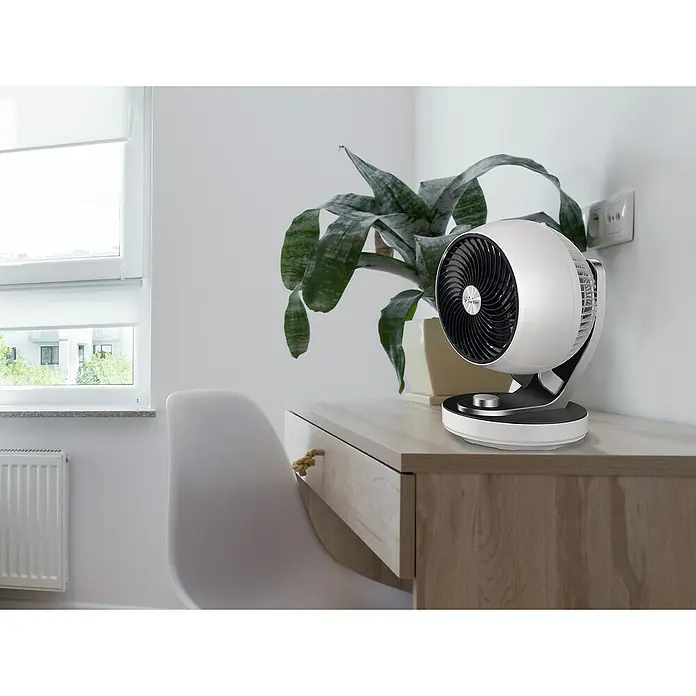 Purline Venty Ventilador de suelo TA 60 - 60 W, Blanco, 27 cm - El elegante ventilador Vornado proporciona una brisa agradable. Su diseño moderno se integra perfectamente en cualquier habitación.
