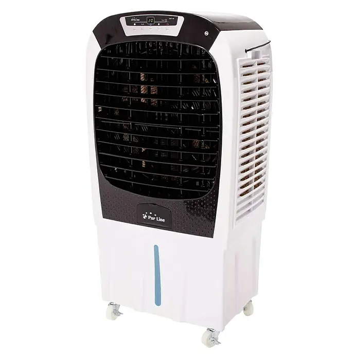 Purline Rafy Aire acondicionado portátil 195 - 450 W, Blanco/Negro - Enfriador de aire portátil Pur Line en blanco y negro con pantalla digital.