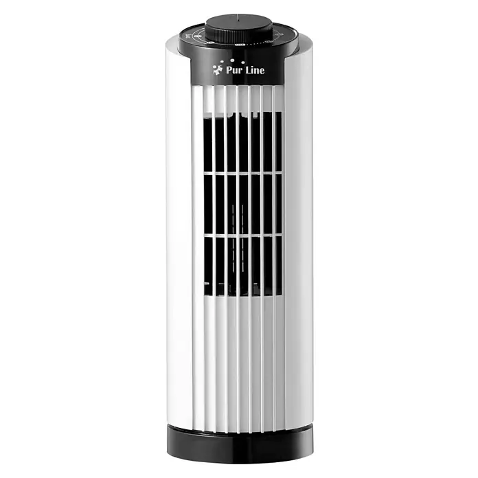 Purline Venty Ventilador de torre TO 10 - Blanco, 33 cm - El ventilador de torre Pur Line ofrece una refrigeración eficaz para cualquier habitación con un diseño elegante. Es compacto y fácil de usar.
