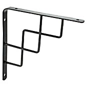 Rei Escuadra de soporte (L x An x Al: 20 x 20 x 2 cm, Carga soportada: 30 kg, Acero, Gris)