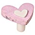 Nesu Tirador para muebles Corazón Shabby 