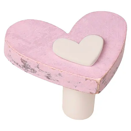 Nesu  Tirador para muebles Corazón Shabby