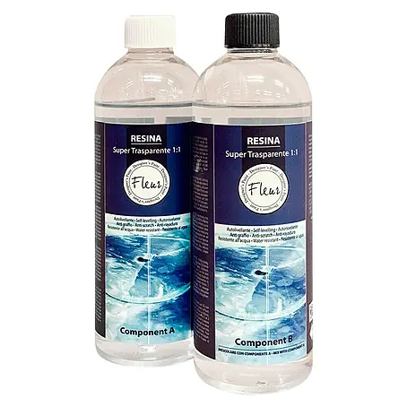 Fleur  Resina epoxi Super Transparente