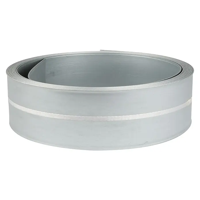 Windhager Rasenkante - 15 cm x 5 m, Befestigung der Rasenkanten, Material: Metall - Silberfarbenes Metallband in Spule, ideal für diverse Anwendungen im Handwerk und Modellbau. Vielseitig einsetzbar!