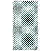 Celosía PVC 48 mm (An x Al: 1 x 2 m, Verde)
