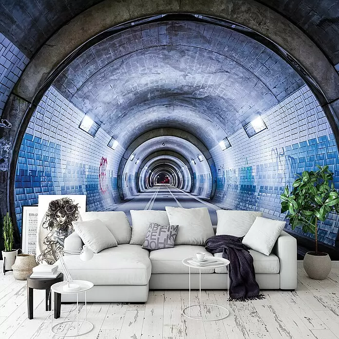 Fototapete Tunnel IIIB x H: 368 x 254 cm, Papier