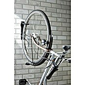 Mottez Gancho de pared para bicicletas B865V (Apto para: 1 bicicleta, Negro)