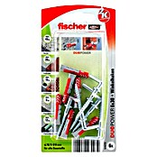 Fischer Duopower Dübel-Set (Durchmesser Dübel: 6 mm, Länge Dübel: 30 mm, Winkelhaken, 6 Stk.)