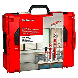 Fischer Dübelsortiment Duoline L-Boxx 102 (Mit Rand, 795 -tlg.)