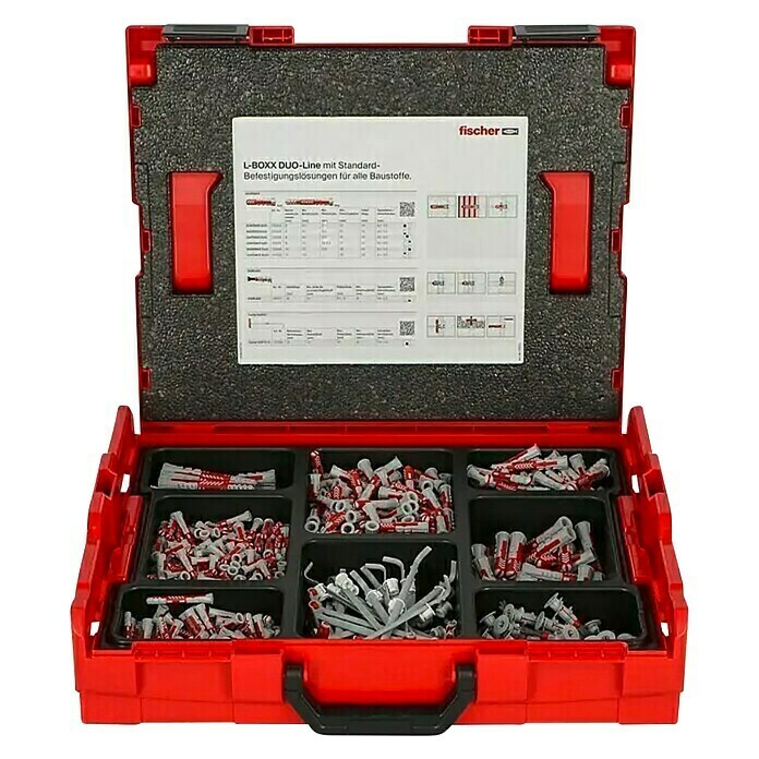 Fischer Surtido de tacos Duoline L-Boxx 102 (Con borde, 795 pzs.) | BAUHAUS