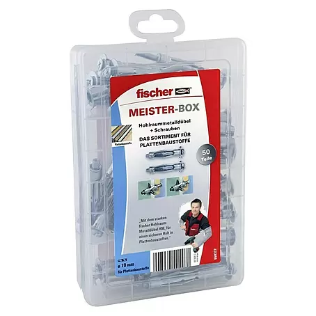 Fischer Meister-Box Schrauben- & Dübel-Set HM+S