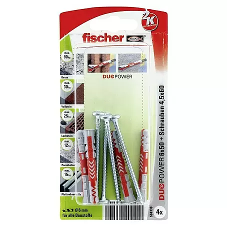 Fischer Duopower Dübel- & Schraubenbox S PH K