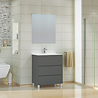 Mueble de lavabo Patri (L x An x Al: 46 x 70 x 85 cm, Gris seda)