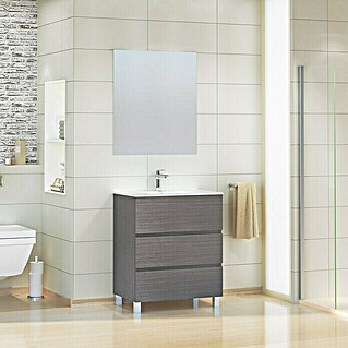 Mueble de lavabo Patri (L x An x Al: 46 x 70 x 85 cm, Ceniza)