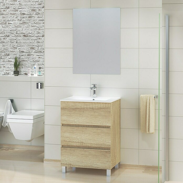 Artysan Mueble de lavabo Patri (L x An x Al: 46 x 60 x 85 cm, Nature) | BAUHAUS