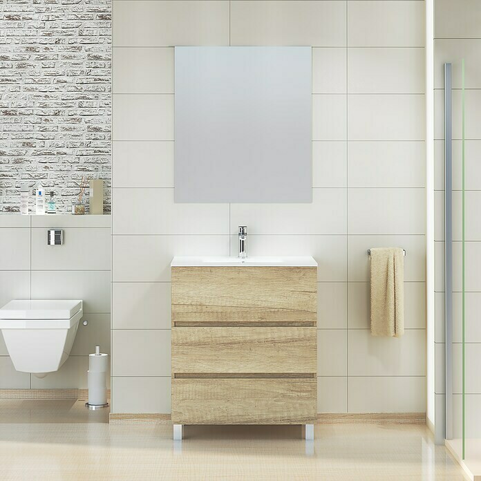 Mueble de lavabo Patri (L x An x Al: 46 x 70 x 85 cm, Nature)