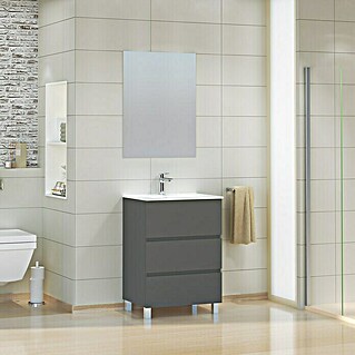 Mueble de lavabo Patri (46 x 60 x 85 cm, Gris)