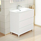 Mueble de lavabo Patri (46 x 80 x 85 cm, Blanco)