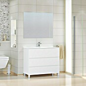 Mueble de lavabo Patri (46 x 100 x 83 cm, Blanco)