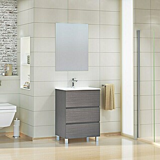 Mueble de lavabo Patri (L x An x Al: 46 x 60 x 85 cm, Ceniza)