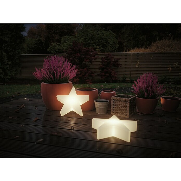 BAUHAUS x 40 LED-Dekoleuchte cm) Shine & | 40 H: B 10 L Star Weiß, Plug x (2,8 x W, Paulmann x