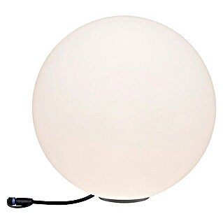 Paulmann Plug & Shine Aplique para exterior LED Globo (Diámetro: 40 cm, x 1, Blanco cálido, IP67)