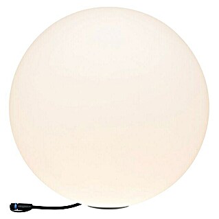Paulmann Plug & Shine Aplique para exterior LED Globo (Diámetro: 50 cm, x 1, Blanco cálido, IP67)