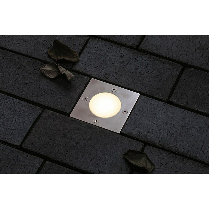 Paulmann Plug & Shine LED-Gartenspot3,6 W, Warmweiß, IP65, Quadratisch Mood Shot