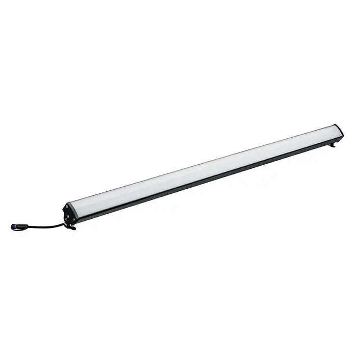 Paulmann Plug & Shine Aplique para exterior LED - 8 W, Blanco cálido, IP67, L x An x Al: 85,6 x 5,2 x 5,8 cm - Barra de luz LED larga y delgada con carcasa negra, ideal para soluciones de iluminación modernas e iluminación excelente.