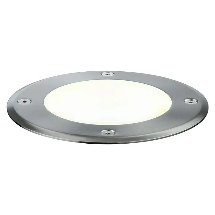 Paulmann Plug & Shine LED-Gartenspot - 6 W, Warmweiß, IP67, Ø x H: 14 x 15 cm, Abstrahlwinkel: 20 ° - Ein flacher, runder Bodeneinbaustrahler mit Edelstahleinfassung und integrierter LED-Beleuchtung. Ideal für den Außenbereich.