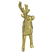 Dekofigur Hirsch Gold (L x B x H: 24 x 9 x 21 cm, Gold, Metall) | BAUHAUS