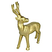 Dekofigur Hirsch Gold (L x B x H: 24 x 9 x 21 cm, Gold, Metall) | BAUHAUS