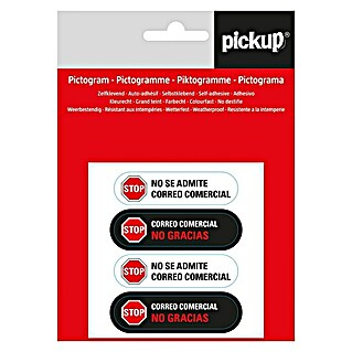 Pickup Etiqueta adhesiva (Motivo: No se admite correo comercial)
