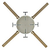 Christbaumständer Timber (Max. Baumlänge: 3,5 m, Max. Stammdurchmesser: 14 cm, Fassungsvermögen Wassertank: 4,8 l) | BAUHAUS