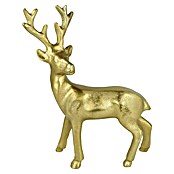 Dekofigur Hirsch Gold (L x B x H: 24 x 9 x 21 cm, Gold, Metall) | BAUHAUS