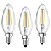 Osram Star LED-Lampen Set Kerzenform E14 matt 