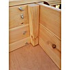 Promadino Dekoartikel Marktwagen mit Dach (L x B x H: 82 x 173 x 184 cm, Natur, Holz) | BAUHAUS