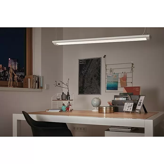 Ledvance LED-Deckenleuchte Office Line - 25 W, L x B x H: 59,5 x 13,4 x 4,6 cm, Weiß - Stimmungsaufnahme