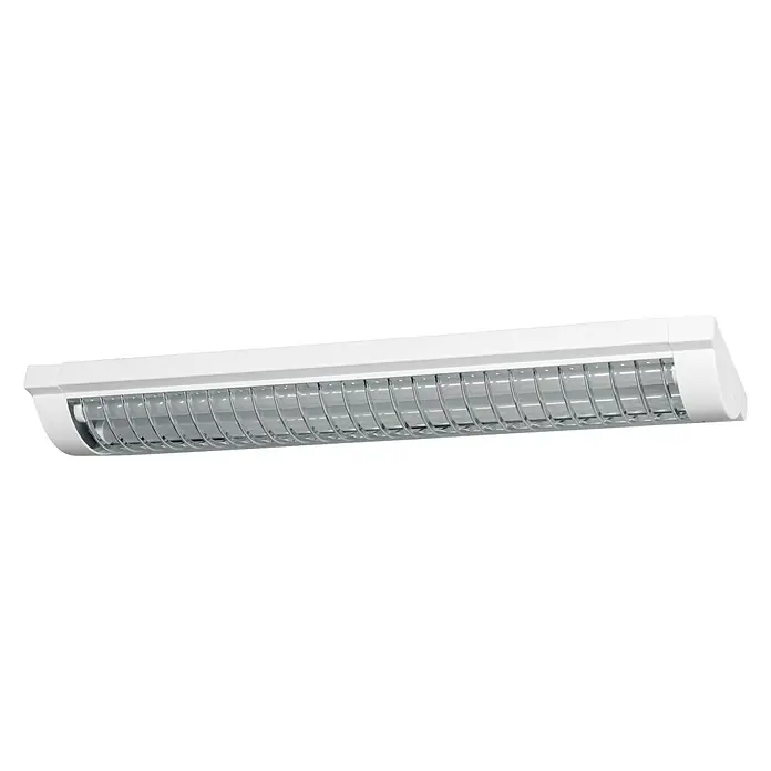 Ledvance LED-Deckenleuchte Office Line - 25 W, L x B x H: 59,5 x 13,4 x 4,6 cm, Weiß, Kaltweiß - Deckenleuchte mit einem weißen Gehäuse und einem Gitter, das die Leuchtstoffröhren schützt, für eine optimale Ausleuchtung in Räumen.