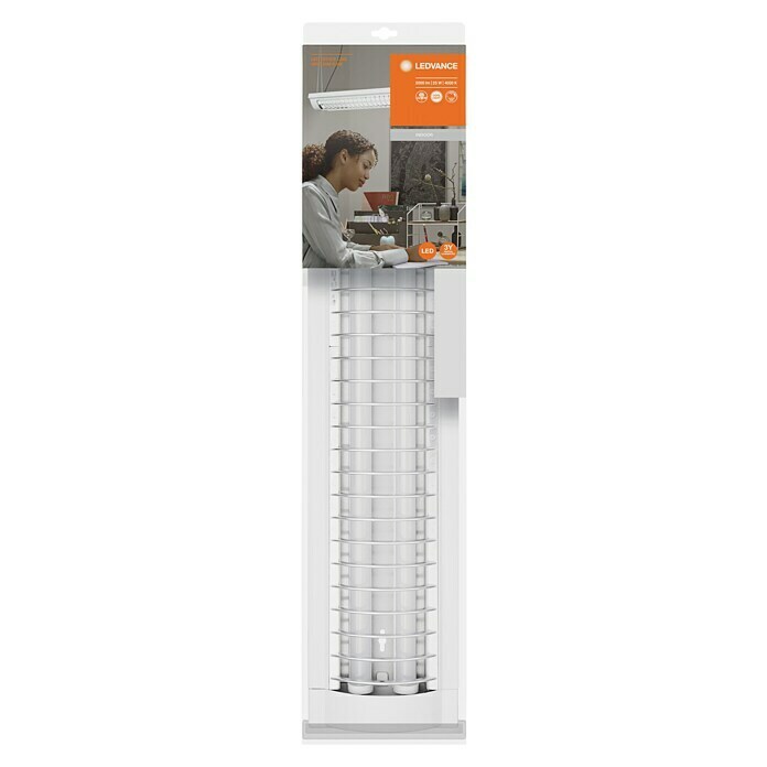 Ledvance LED-Deckenleuchte Office Line (25 W, L x B x H: 59,5 x 13,4 x 4,6 cm, Weiß, Kaltweiß) | BAUHAUS